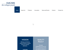 Tablet Screenshot of eucareindia.com